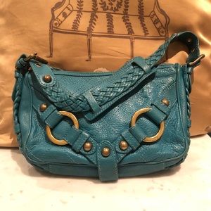 Turquoise Isabella Fiore Shoulder Bag